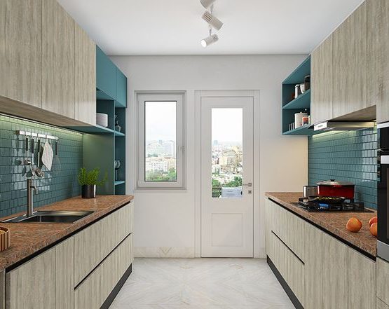 Parallel Modern Kitchen